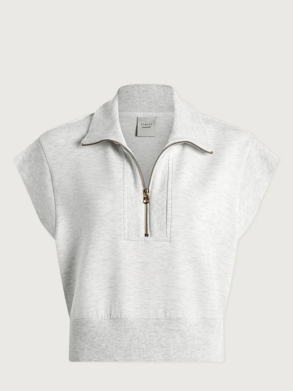 Varley Kelly Half-Zip Sweat Ivory Marl
